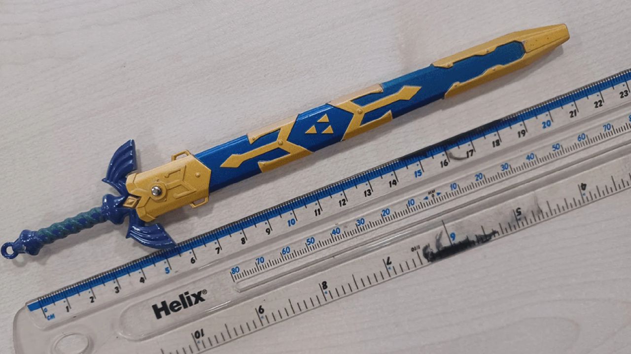 Homem do Reino Unido foi preso por quatro meses por carregar uma réplica de Master Sword de Zelda